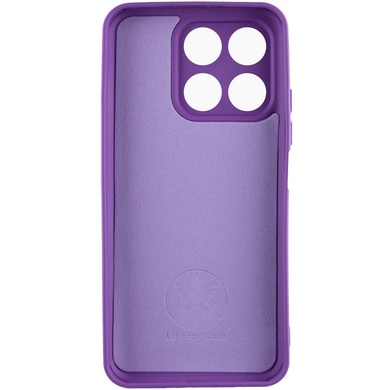 Чехол Silicone Cover Lakshmi Full Camera (A) для Huawei Honor X8a Фиолетовый / Purple