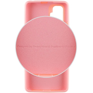 Чохол Silicone Cover Full Protective (AA) для Xiaomi Redmi Note 10 Pro / 10 Pro Max, Рожевий / Pink