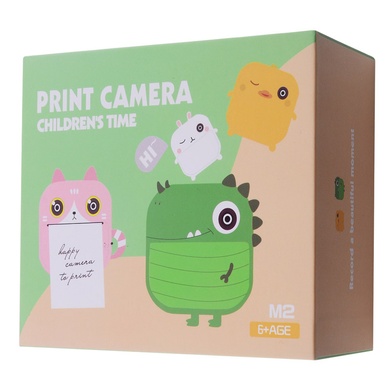 Детская фотокамера моментальной печати Funny Animals M2 Dinosaur