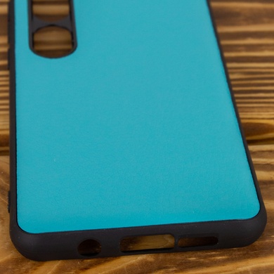 Кожаная накладка Epic Vivi series для Mi Note 10 / Note 10 Pro / Mi CC9 Pro Голубой