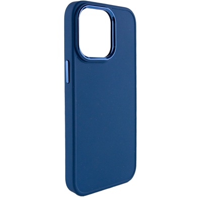 TPU чехол Bonbon Metal Style для Apple iPhone 13 Pro Max (6.7") Синий / Cosmos blue
