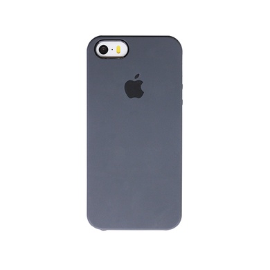 Чохол Silicone Case (AA) для Apple iPhone 5/ 5S /SE, Сірий / Dark Grey