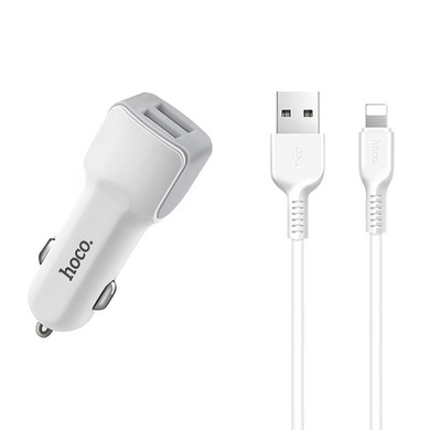 АЗУ Hoco Z23 Grand Style + Cable (Lightning) 2.4A 2USB