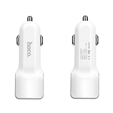 АЗП Hoco Z23 Grand Style + Cable (Lightning) 2.4A 2USB