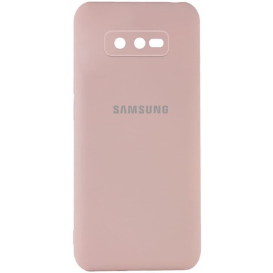 Чохол Silicone Cover My Color Full Camera (A) для Samsung Galaxy S10e, Рожевий / Pink Sand