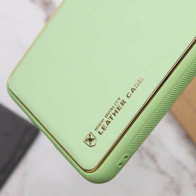 Шкіряний чохол Xshield для Samsung Galaxy S23, Зеленый / Pistachio