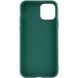 Силиконовый чехол Candy для Apple iPhone 13 mini (5.4") Зеленый / Forest green