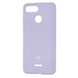 Чехол Silicone Cover Full Protective (AA) для Xiaomi Redmi 6 Серый / Lavender Gray