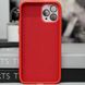 Чехол TPU+Glass Sapphire Midnight with MagSafe для Apple iPhone 15 Pro Max (6.7") Красный / Red