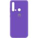 Чехол Silicone Cover My Color Full Protective (A) для Huawei P20 lite (2019), Фиолетовый / Violet