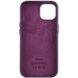 Кожаный чехол Leather Case (AA Plus) with MagSafe для Apple iPhone 12 Pro / 12 (6.1") Dark Cherry