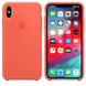 Чехол Silicone Case (AA) для Apple iPhone XS Max (6.5") Оранжевый / Nectraine