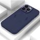 TPU чехол Bonbon Metal Style with MagSafe для Apple iPhone 12 Pro / 12 (6.1") Синий / Cosmos Blue