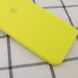 Чохол Silicone Case Square Full Camera Protective (AA) для Apple iPhone 7 plus / 8 plus (5.5 "), Желтый / Bright Yellow