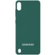 Чохол Silicone Cover Full Protective (AA) для Samsung Galaxy A10 (A105F), Зелений / Pine green