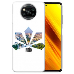 TPU чохол City ​​of Ukraine Xiaomi Poco X3 NFC / Poco X3 Pro, Київ/Каштан