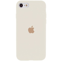 Чохол Silicone Case Full Protective (AA) для Apple iPhone SE (2020), Бежевий / Antique White
