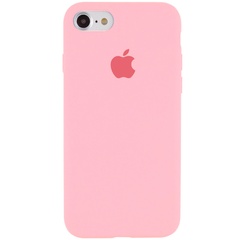 Чехол Silicone Case Full Protective (AA) для Apple iPhone 7 / 8 / SE (2020) (4.7") Розовый / Pink