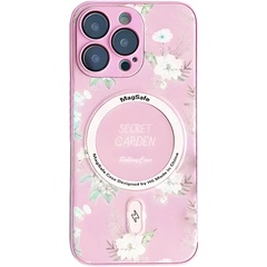 TPU+PC чехол Secret Garden with MagSafe для Apple iPhone 13 Pro (6.1") Pink