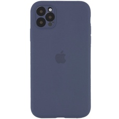 Чохол Silicone Case Full Camera Protective (AA) для Apple iPhone 13 Pro Max (6.7 "), Сірий / Lavender Gray