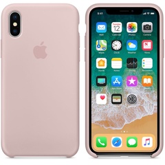 Чехол Silicone Case (AA) для Apple iPhone XS Max (6.5") Розовый / Pink Sand