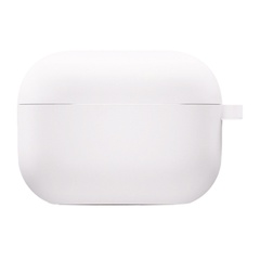 Силіконовий футляр з мікрофіброю для навушників Airpods 3, Білий / White