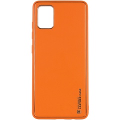 Кожаный чехол Xshield для Samsung Galaxy A13 4G Оранжевый / Apricot