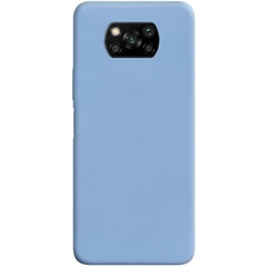 Силіконовий чохол Candy для Xiaomi Poco X3 NFC / Poco X3 Pro, Голубой / Lilac Blue