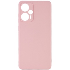Силиконовый чехол Candy Full Camera для Xiaomi Poco F5 Розовый / Pink Sand