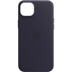 Шкіряний чохол Leather Case (AA Plus) with MagSafe для Apple iPhone 13 Pro (6.1"), Violet