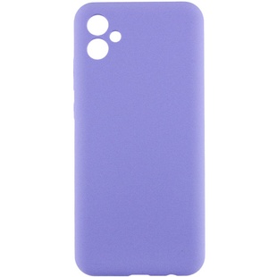 Чохол Silicone Cover Lakshmi Full Camera (AA) для Samsung Galaxy A06, Бузковий / Dasheen