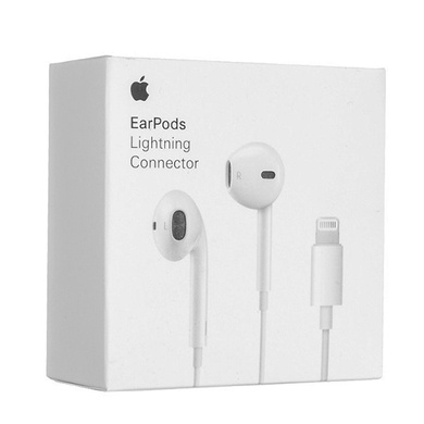 Навушники Apple EarPods with Lightning Connector (ААА), Белый