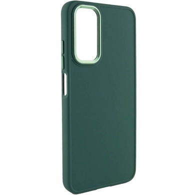 TPU чехол Bonbon Metal Style для Samsung Galaxy A52 4G / A52 5G / A52s Зеленый / Army green