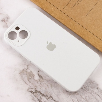 Чохол Silicone Case Full Camera Protective (AA) для Apple iPhone 15 Plus (6.7"), Білий / White