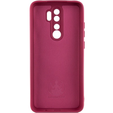 Чохол Silicone Cover Lakshmi Full Camera (A) для Xiaomi Redmi Note 8 Pro, Бордовый / Marsala