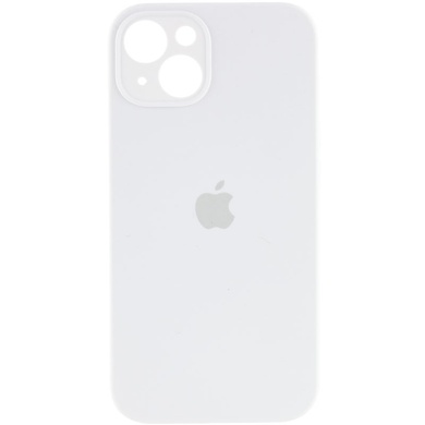 Чохол Silicone Case Full Camera Protective (AA) для Apple iPhone 15 Plus (6.7"), Білий / White