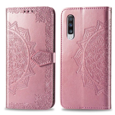 Шкіряний чохол (книжка) Art Case з візитницею для Samsung Galaxy A70 (A705F), Розовый