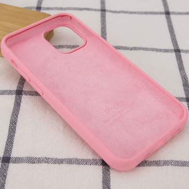Чохол Silicone Case Full Protective (AA) для Apple iPhone 12 Pro Max (6.7 "), Рожевий / Light pink
