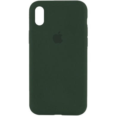 Чохол Silicone Case Full Protective (AA) для Apple iPhone XS Max (6.5 "), Зеленый / Cyprus Green