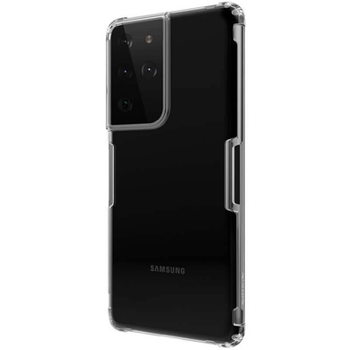 TPU чехол Nillkin Nature Series для Samsung Galaxy S21 Ultra Бесцветный (прозрачный)