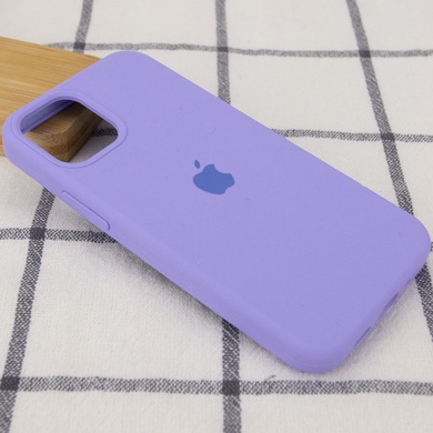Чехол Silicone Case Full Protective (AA) для Apple iPhone 12 Pro Max (6.7") Сиреневый / Dasheen
