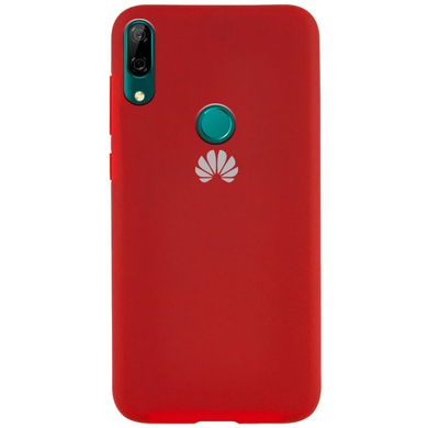 Чохол Silicone Cover Full Protective (AA) для Huawei P Smart Z, Червоний / Dark Red