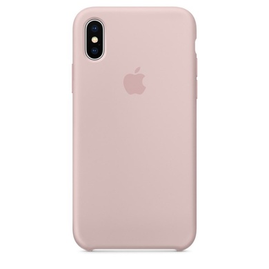 Чехол Silicone Case (AA) для Apple iPhone XS Max (6.5") Розовый / Pink Sand