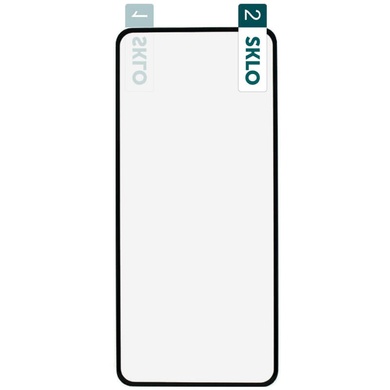 Гибкое защитное стекло SKLO Nano (тех.пак) для Xiaomi Redmi Note 9 / Redmi 10X / Note 9T / Note 9 5G Черный