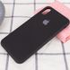 Чохол Silicone Case Full Protective (AA) для Apple iPhone X (5.8 ") / XS (5.8"), Чорний / Black