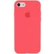 Чохол Silicone Case Full Protective (AA) для Apple iPhone 7 /8 / SE (2020) (4.7 "), Кавуновий / Watermelon red
