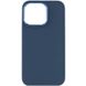 TPU чохол Bonbon Metal Style для Apple iPhone 13 Pro Max (6.7"), Синий / Denim Blue
