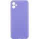 Чохол Silicone Cover Lakshmi Full Camera (AA) для Samsung Galaxy A06, Бузковий / Dasheen