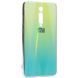 TPU+Glass чохол Gradient Aurora з лого для Xiaomi Redmi K20 / K20 Pro / Mi9T / Mi9T Pro, Зеленый