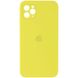 Чохол Silicone Case Square Full Camera Protective (AA) для Apple iPhone 11 Pro Max (6.5 "), Желтый / Bright Yellow